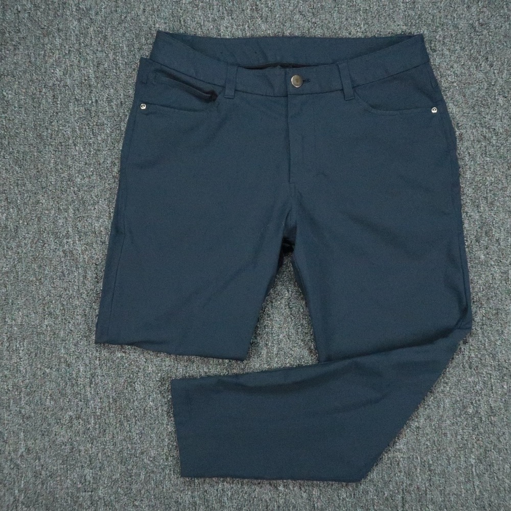 lululemon Pants Mens 29x25 Blue ABC Slim 5 Pocket Warpstreme Trouser